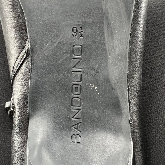 Bandolino Womens Black Kitten Heel Square Toe Ankle Booties Size 9 1/2 W - Picture 9 of 10